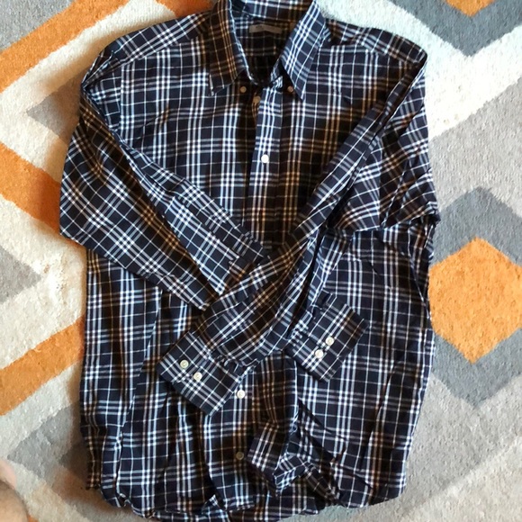 Burberry Checkered Long Sleeve Button Down - Picture 2 of 2
